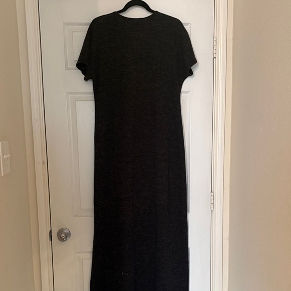 LuLaRoe Charcoal Maxi Dress - Picture 4 of 5